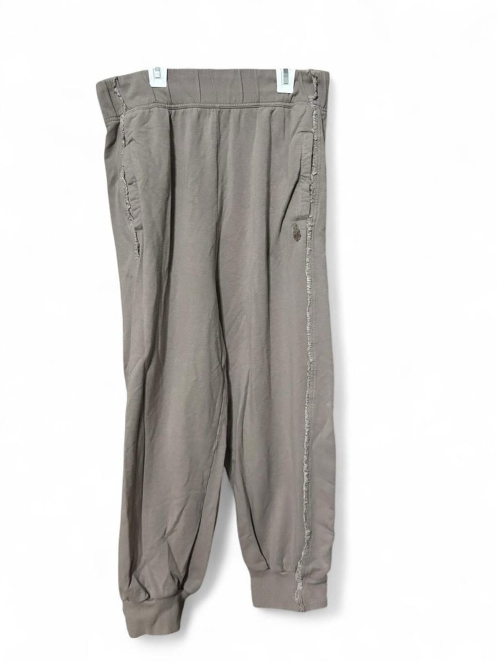 Free People Movement Taupe Drawstring Jogger Pants